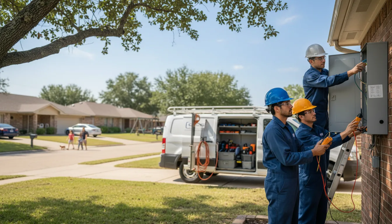 Certified electrician providing emergency electrical services in Pine Knot, KY